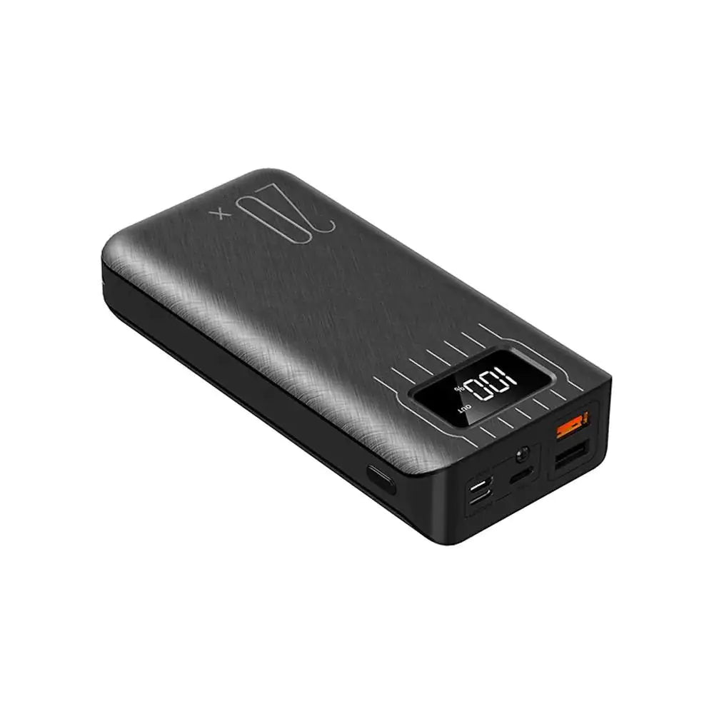 20K Dual-Port Power Bank with LED Light